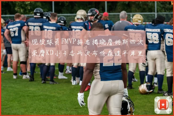 现役球员FMVP排名揭晓詹姆斯四次荣膺KD小卡各两次布伦森追平库里与约基奇