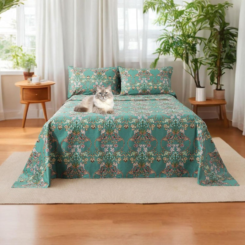 This FADFAY bedding sheet set uses 400 thread count.