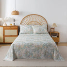 This bedroom features a FADFAY four-piece bedding sheet Set.