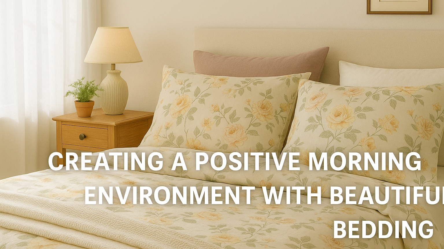 Creating a Positive Morning Environment with Beautiful Bedding