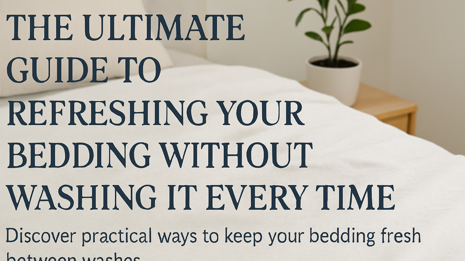 The Ultimate Guide to Refreshing Your Bedding Without Washing It Every Time