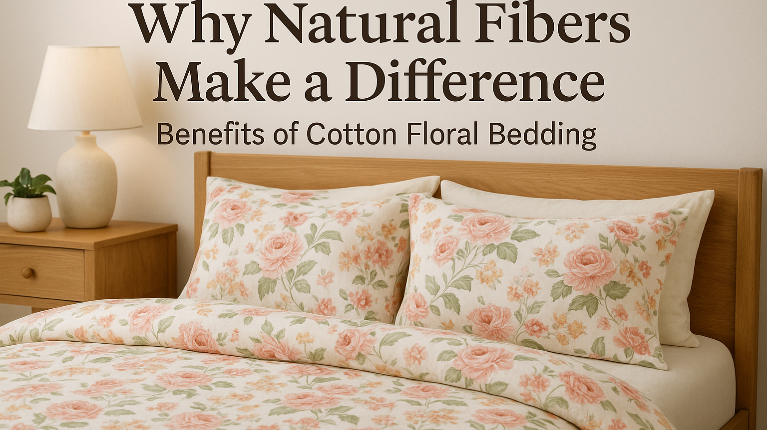 Why Natural Fibers Make a Difference: Benefits of Cotton Floral Bedding