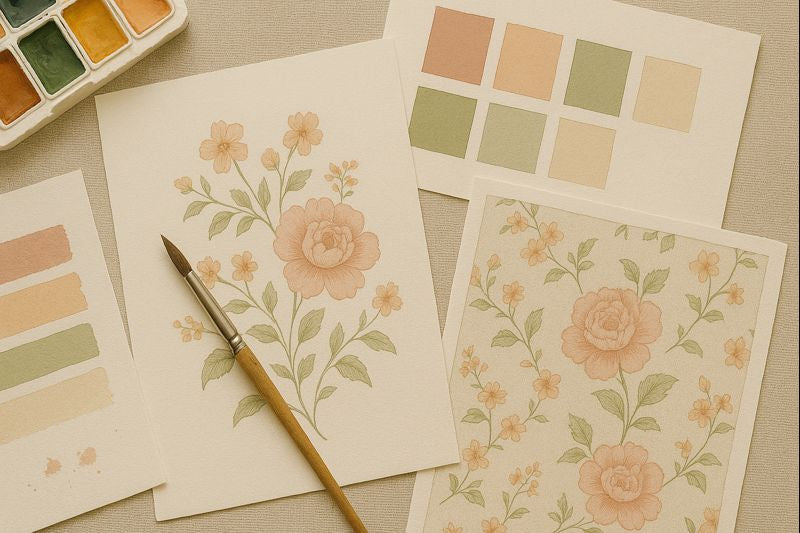 From Color Palettes to Final Patterns: The Design Decisions Behind FADFAY Prints