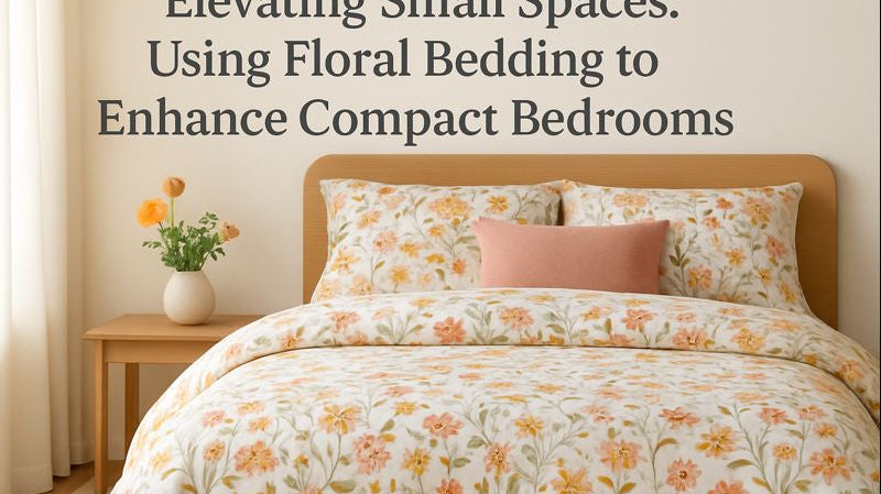 Elevating Small Spaces: Using Floral Bedding to Enhance Compact Bedrooms