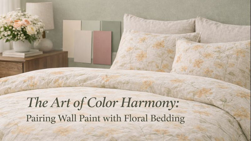 The Art of Color Harmony: Pairing Wall Paint with Floral Bedding