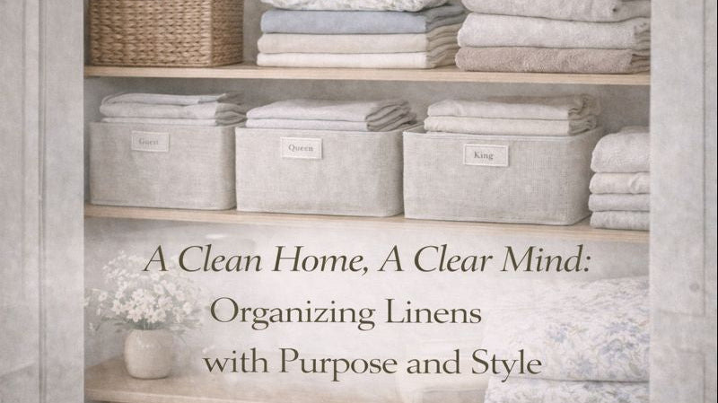 A Clean Home, A Clear Mind: Organizing Linens with Purpose and Style