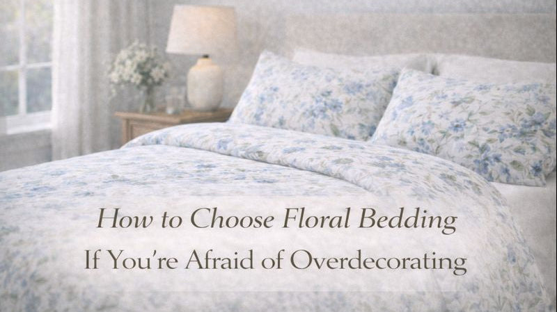 How to Choose Floral Bedding If You’re Afraid of Overdecorating