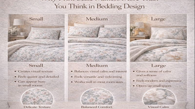 Why Print Scale Matters More Than You Think in Bedding Design