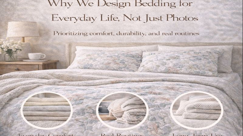 Why We Design Bedding for Everyday Life, Not Just Photos