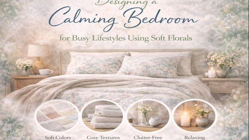 Designing a Calming Bedroom for Busy Lifestyles Using Soft Florals