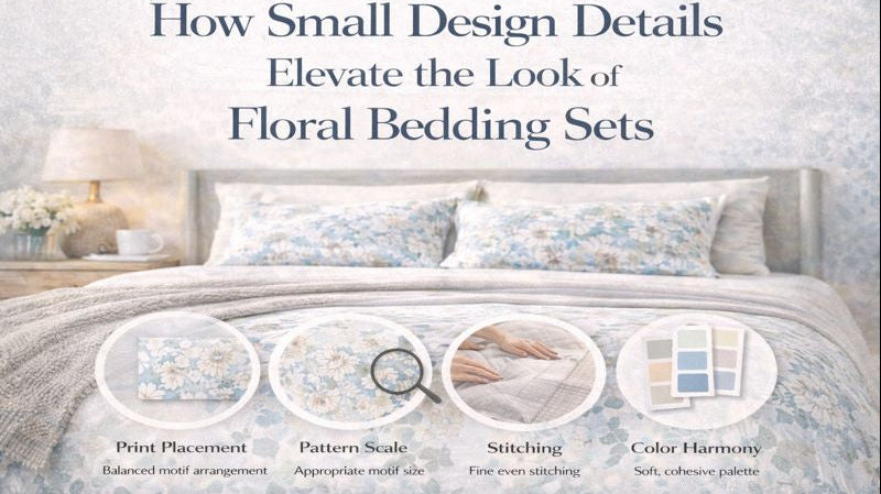 How Small Design Details Elevate the Look of Floral Bedding Sets