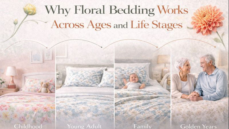 Why Floral Bedding Works Across Ages and Life Stages