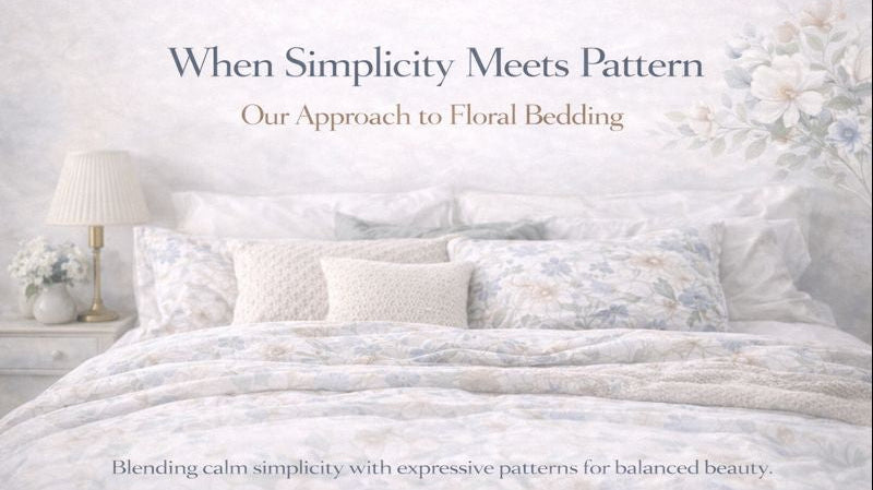 When Simplicity Meets Pattern: Our Approach to Floral Bedding