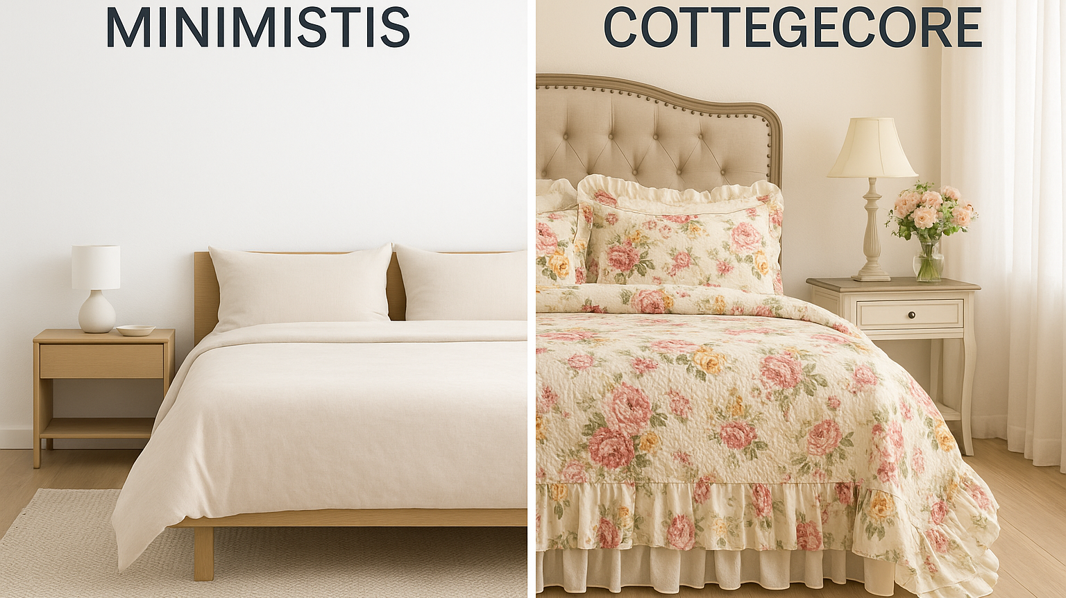 Minimalist vs. Cottagecore: Choosing the Right Aesthetic for Your Home