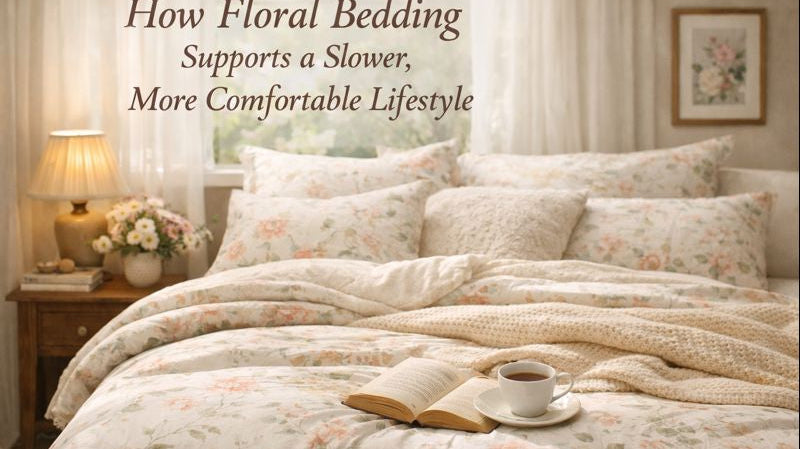 How Floral Bedding Supports a Slower, More Comfortable Lifestyle