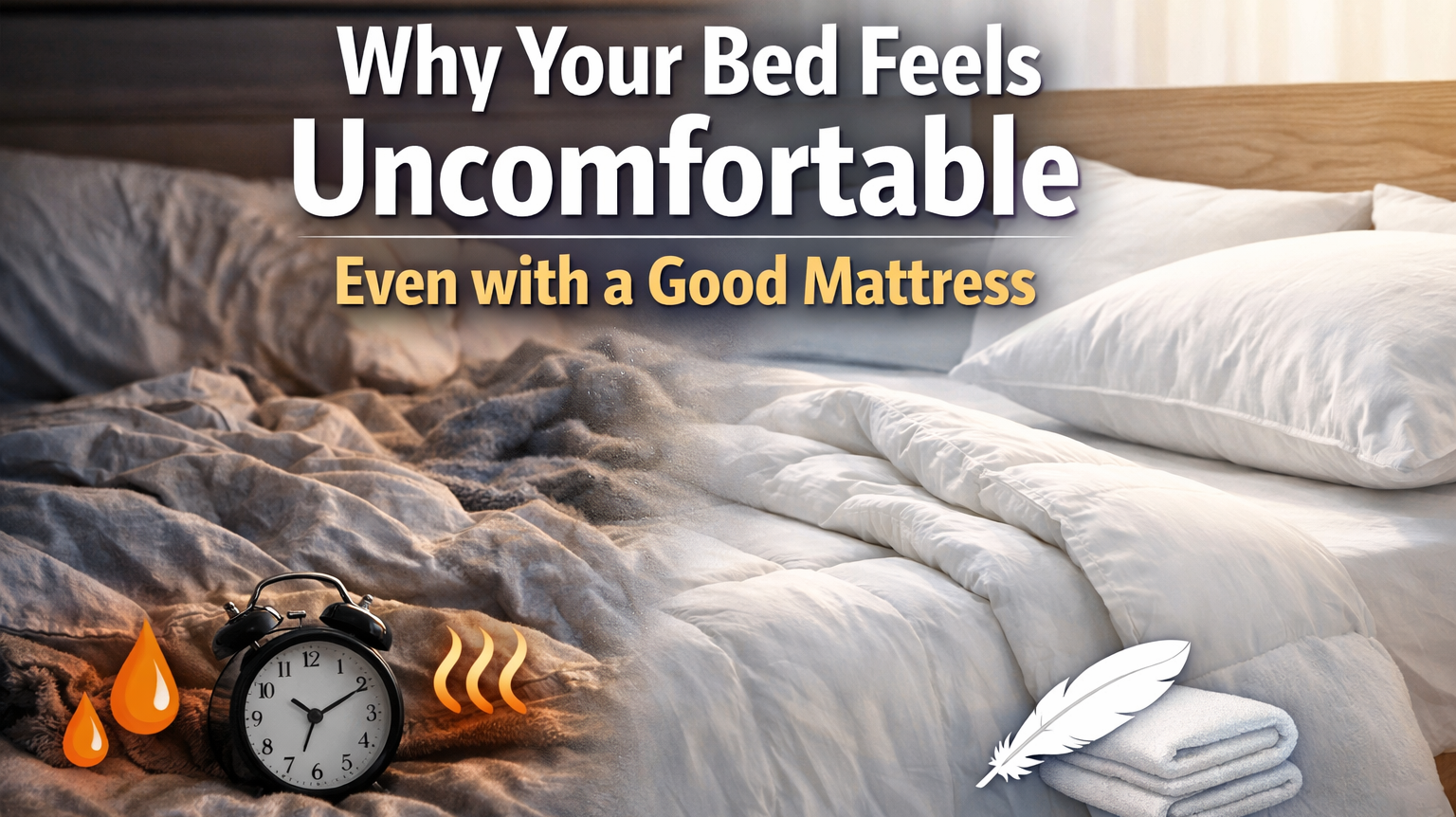 Why Your Bed Feels Uncomfortable Even with a Good Mattress