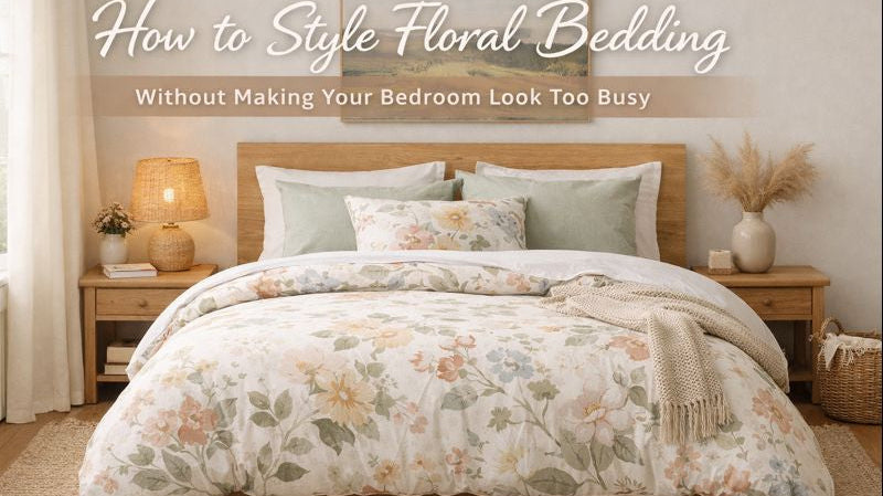 How to Style Floral Bedding Without Making Your Bedroom Look Too Busy