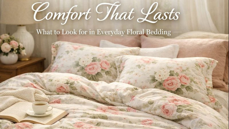 Comfort That Lasts: What to Look for in Everyday Floral Bedding