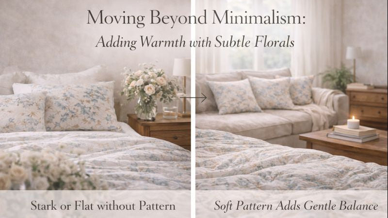 Moving Beyond Minimalism: Adding Warmth with Subtle Florals