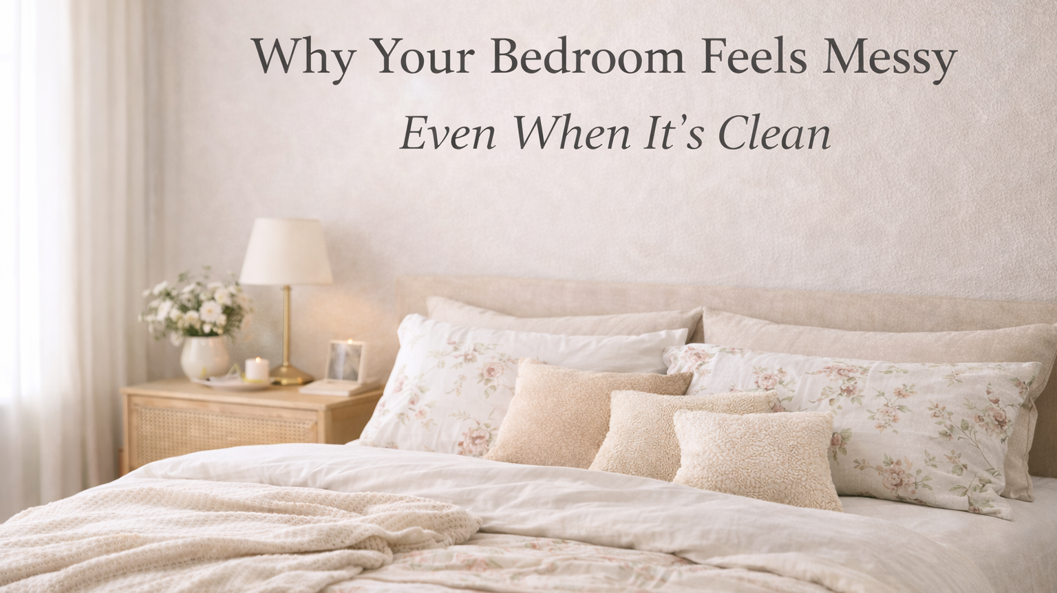 Why Your Bedroom Feels Messy Even When It’s Clean