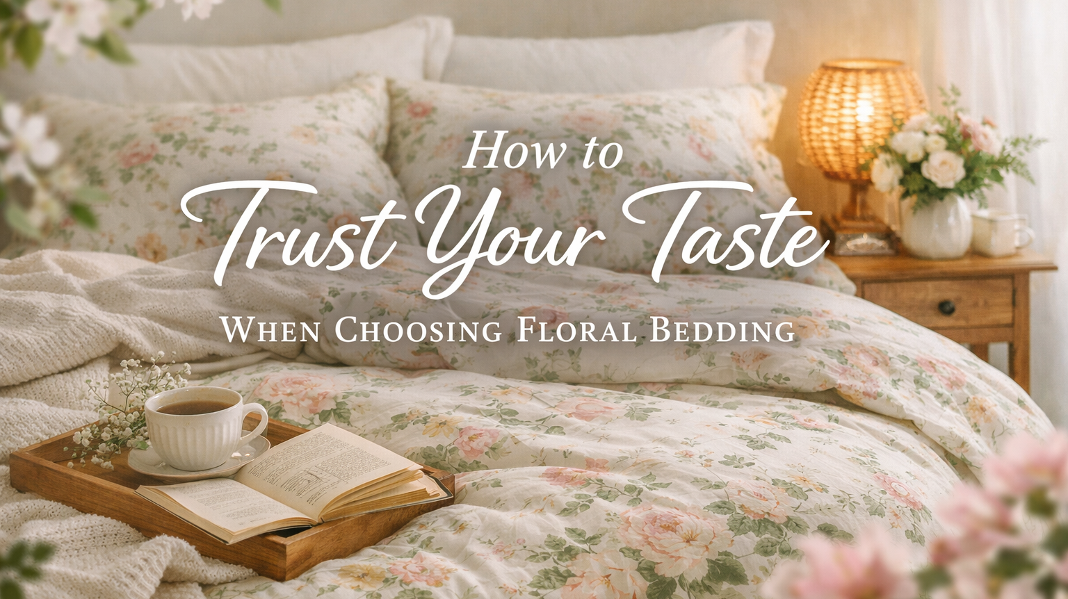 How to Trust Your Taste When Choosing Floral Bedding