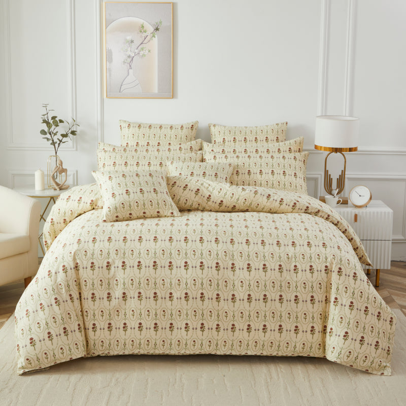 This bedroom features a FADFAY three-piece Duvet Cover Set.