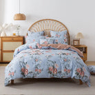 This bedroom features a FADFAY three-piece Duvet Cover Set.