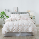 This bedroom features a FADFAY three-piece Duvet Cover Set.