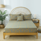 This bedroom features a FADFAY four-piece bedding sheet Set.