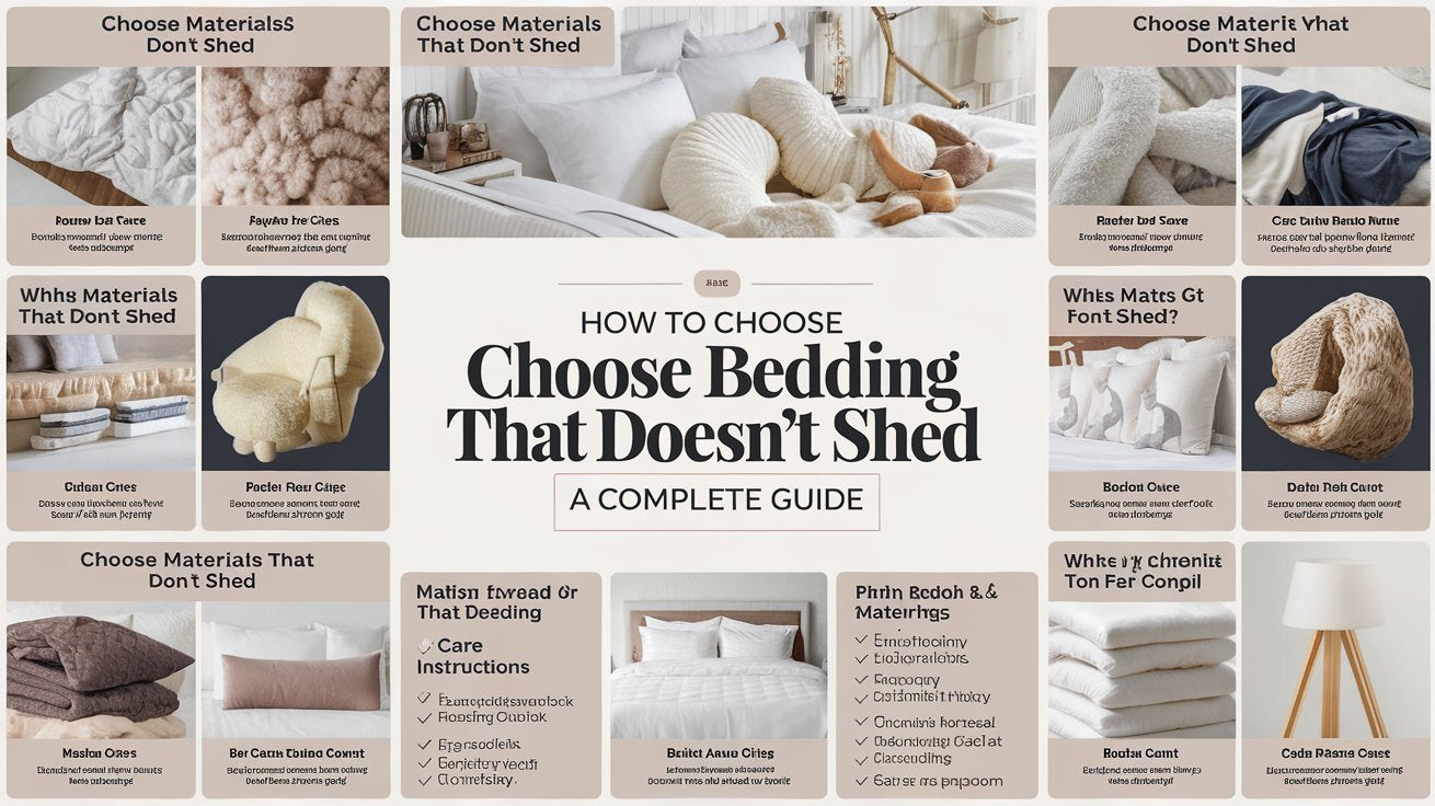 How to Choose Bedding That Doesn’t Shed: A Complete Guide